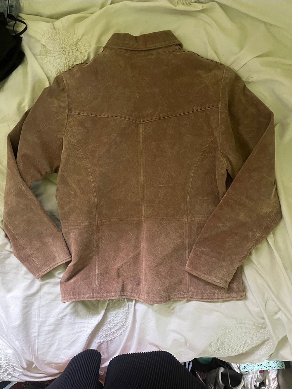 Brown Suede Jacket - Picture 3 of 3